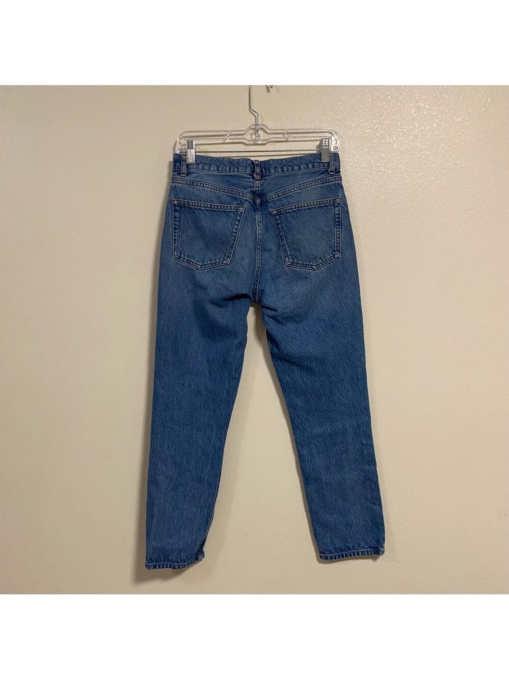 Reformation Jeans Women Size 4/27 Medium Wash Julia Crop High Rise Cigarette - Picture 8 of 15